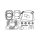 Cometic, EST top end gasket kit. Buell XB