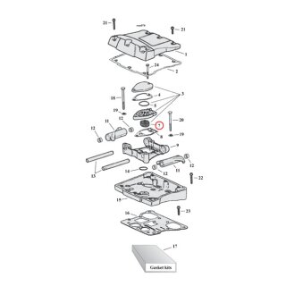 Cometic, filter element, breather baffle