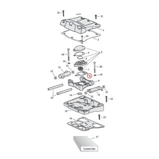 Cometic, gasket breather baffle