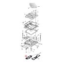 Cometic, right rocker cover gasket. Fiber