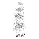 Cometic, upper rocker cover gasket. Rubber