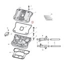 Cometic, gasket lower rocker cover. Rubber