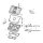 Cometic, gasket lower rocker cover. Rubber