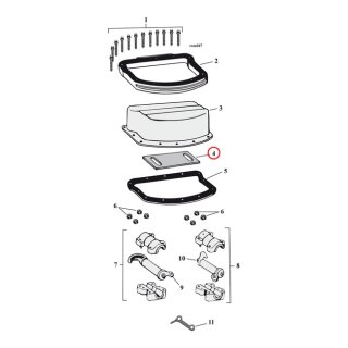 Cometic, felt pad for rocker cover
