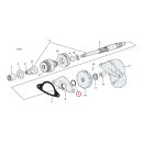 Cometic, o-ring rocker/pushrod/kickstart shaft/oil defl. pl.