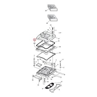 Cometic, rocker cover umbrella valve