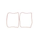 Cometic, upper rocker cover gasket. Rubber