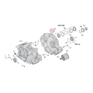 Cometic, o-ring cylinder head & base stud