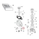 Cometic o-ring, cyl. head / oil pump body / crankcase