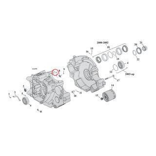 Cometic, speedo sensor/cooling jet or-ring