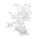 Cometic, gasket transmission oil pan. Fiber