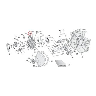 Cometic, o-ring cam support plate plug