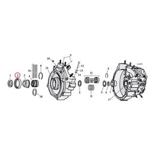 Cometic, sprocket shaft oil seals