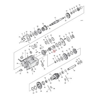 Cometic, o-ring mainshaft needle bearing