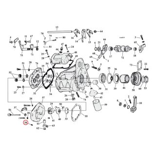 Cometic o-ring, clutch cable