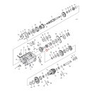 Cometic, oil seal transmission maindrive gear. Metal OD
