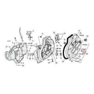 Cometic oil seal, transm. shifter shaft / clutch release