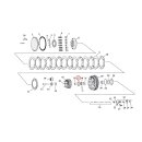 Cometic, oil seal mainshaft / clutch hub. Double lip