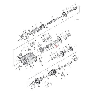 Cometic, oil seal transmission mainshaft