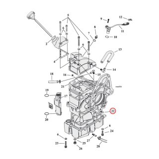 Cometic, gasket transmission oil pan. Fiber
