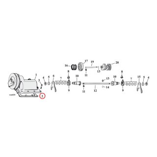 Cometic, gasket transmission top cover. Fiber