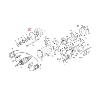 Cometic, generator mount gasket