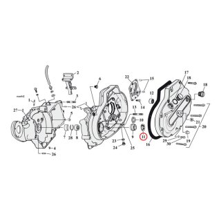Cometic, sprocket shaft oil seals