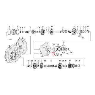 COMETIC OIL SEAL, TRANSM. MAINSHAFT