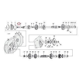 Cometic, o-ring clutch gear