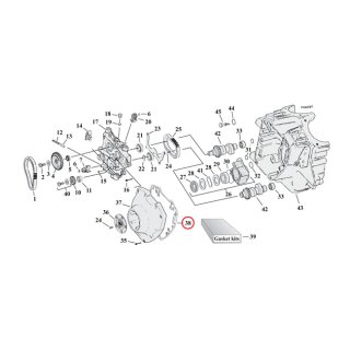 Cometic, cam cover gaskets. .032" AFM