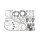 Cometic, EST motor gasket kit. 4" bore