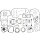 COMETIC EST Motor Dichtung Set für Harley Dyna Softail Touring 92-99 3-1/2" Bore