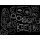 Cometic, EST motor gasket kit. 3-1/2" bore