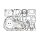 Cometic, EST motor gasket kit. 3-5/8" Big Bore