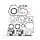 Cometic, EST motor gasket kit. 3-3/4" bore