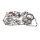 Cometic, EST motor gasket kit. 3-3/4" bore
