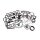 Cometic, EST top end gasket kit. Evo XL 3-3/4" big bore