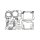 Cometic, EST top end gasket kit. Evo B.T. 3-13/16" big bore