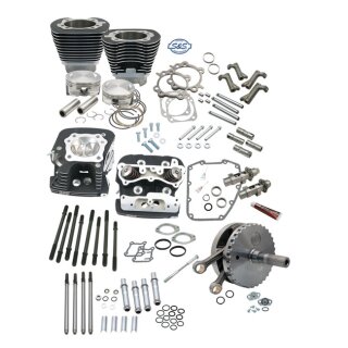 S&S 124"HOT SET UP KIT WITH HEADS