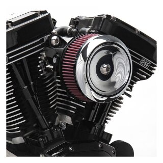 S&S Stealth, Dished Bobber teardrop air cleaner kit