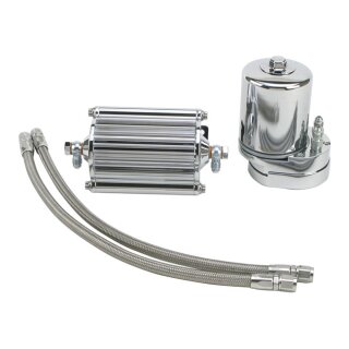 FEULING OIL FILTER COOLER, CHROME