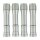 Dippert, Panhead aluminum pushrod cover set. Silver