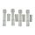 Dippert, Panhead aluminum pushrod cover set. Silver