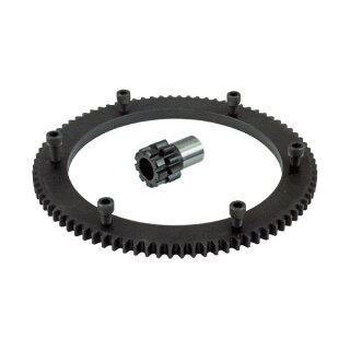 Barnett, starter ring gear conversion. 84T