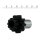 Barnett, starter pinion gear. For 66 tooth ring gear