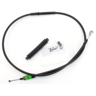 Barnett Stealth Kupplungs Bowdenzug schwarz für Harley XL Sportster 86-22 +2"