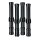 Dippert, Evo B.T. aluminum pushrod cover set. Black