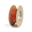 NAMZ, wire on spool. 18 gauge, 100ft. Orange/Black stripe