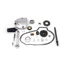 Sportster kick start kit, chrome