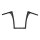 RSD Vintage King Ape 1-1/4" handlebar. Black. 19"